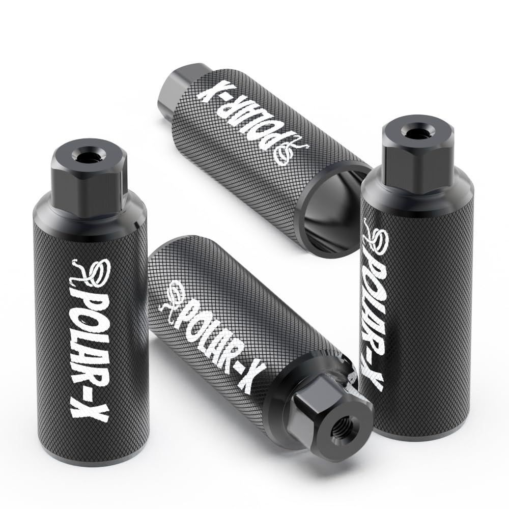 【即日発送】PEGFOR Polar-X BMX自転車フットスタッド、アルミニウム合金滑り止めリーディングフット、マウンテンバイクライディングに適しています、スタントフットスタッド、BMXフットスタ
