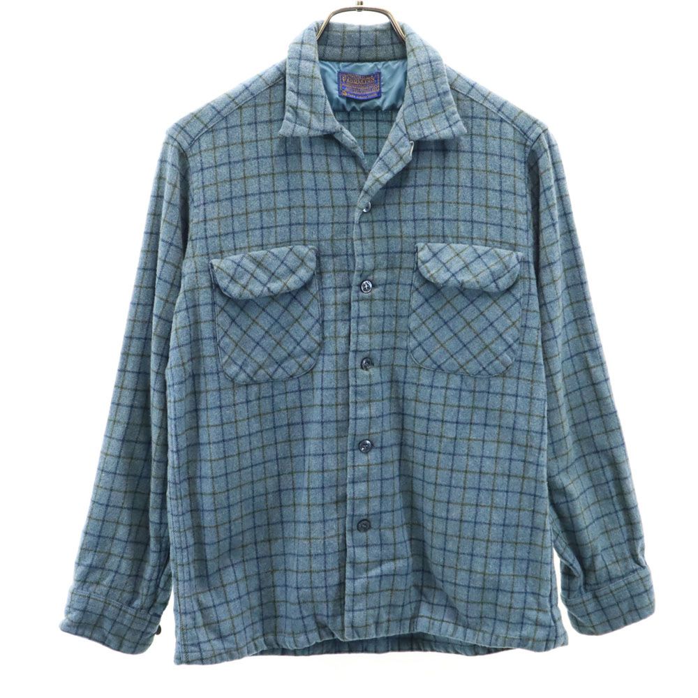 PENDLETON 70's ヴィンテージ シャツ 青 PENDLETON ペンドルトン
