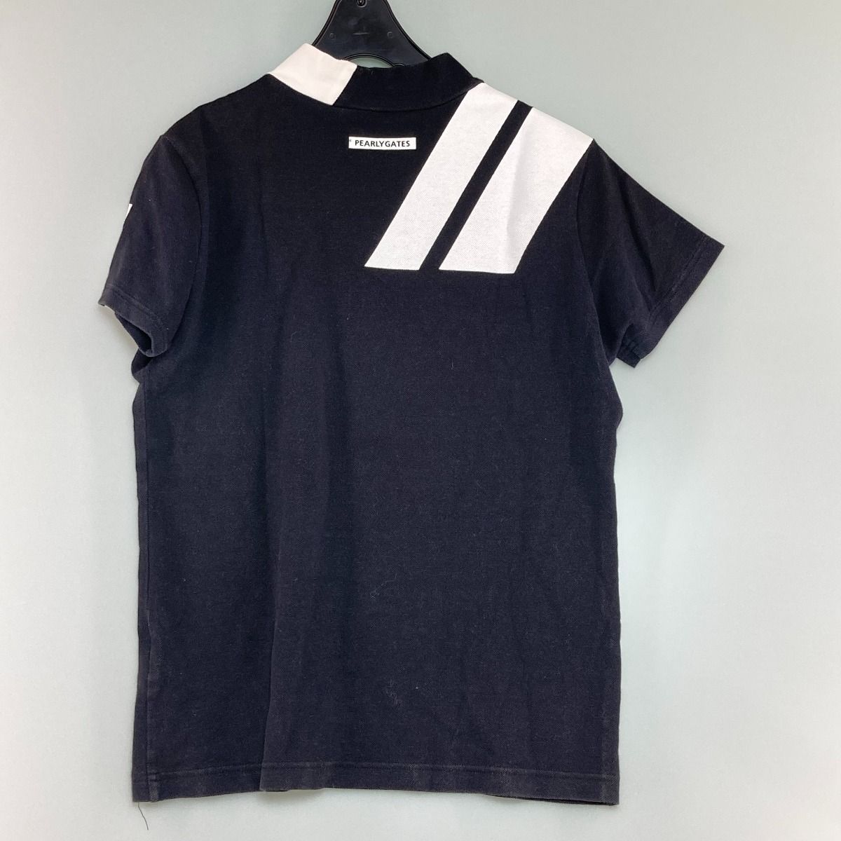 PEARLY GATES パーリーゲイツ ハイネック 半袖Tシャツ ブラック PEARLY GATES パーリーゲイツ ハイネック 半袖Tシャツ ブラック