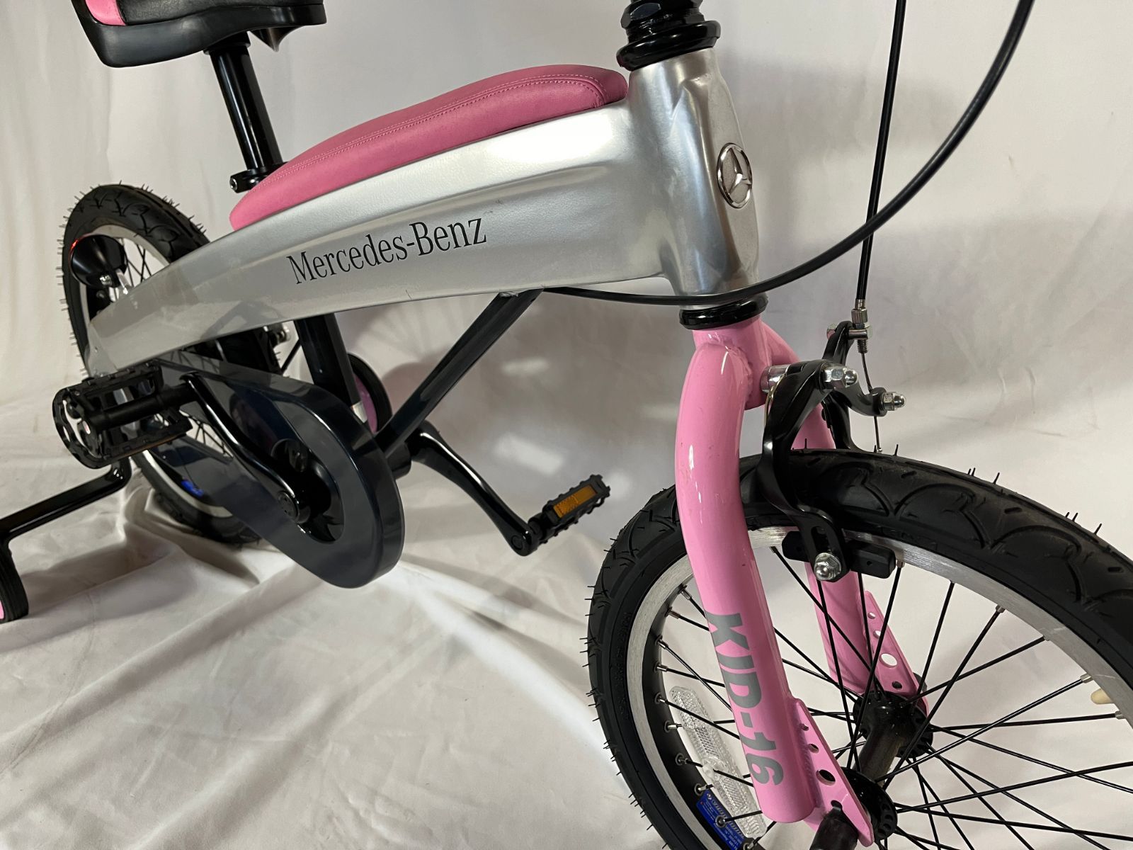 メルセデス ベンツ 高級自転車 キッズ 自転車 16インチ 子供 ピンク 