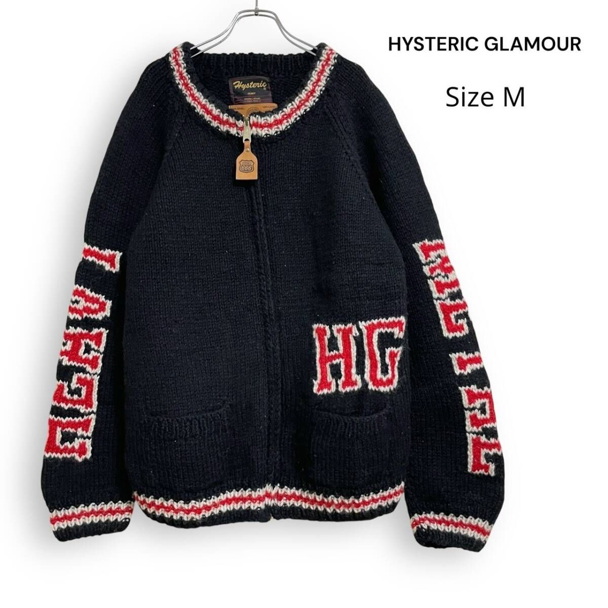 HYSTERIC GLAMOUR ヒステリックグラマー カナダ製 カウチン セーター