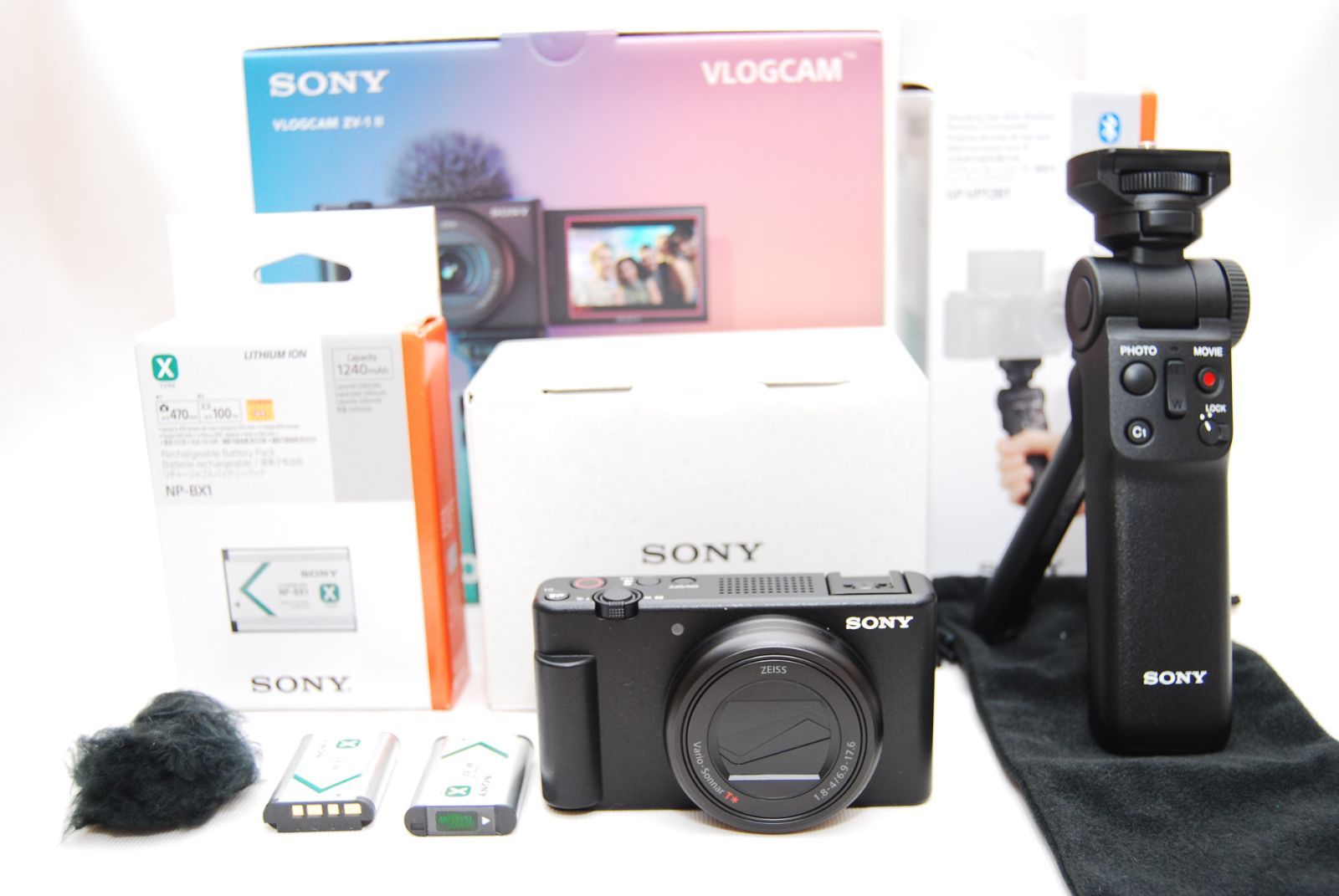 SONY VLOGCAM ZV-1 Ⅱ SHOOTING GRIP KIT Amazon.com : JJC GP-VPT2BT