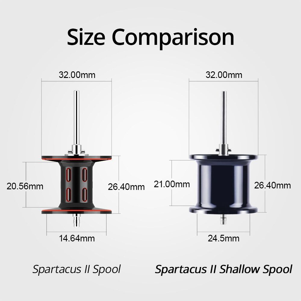 KastKing for Spartacus II Ultra Smooth SHALLOW Spool カストキング スパルタカス2  ウルトラスムースシャロースプール ベイトリール - メルカリ