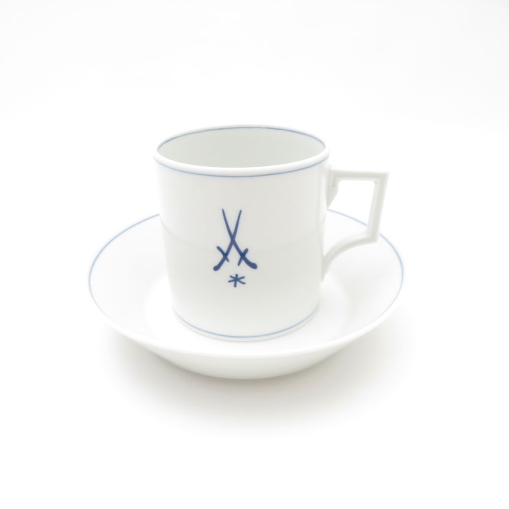 Meissen マイセン　歴代双剣マーク小皿　Aqualinla アクアティンタ 美品 MEISSEN マイセン 300周年 双剣マーク アクアティンタ