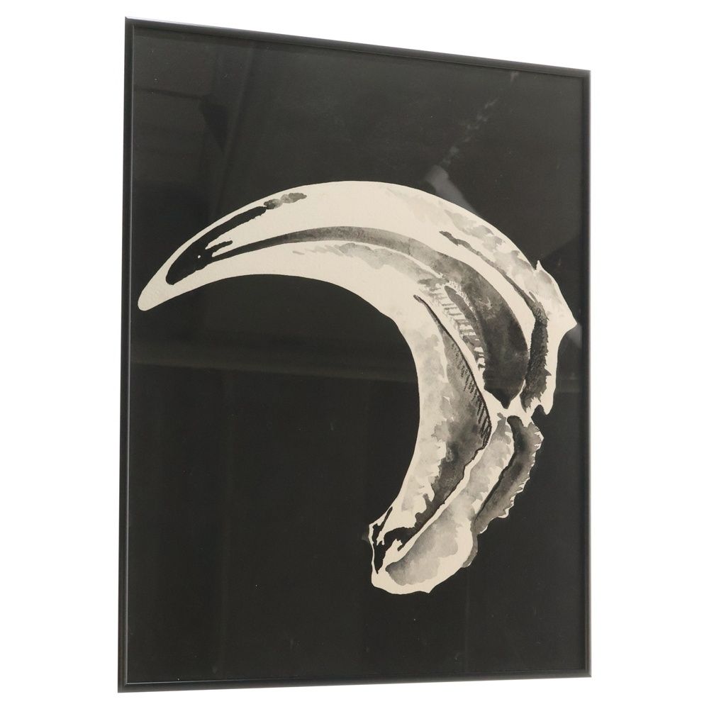 NO BRAND ノーブランド Tide Crew 爪 タイド 水彩画 絵画 ブラック LOT21