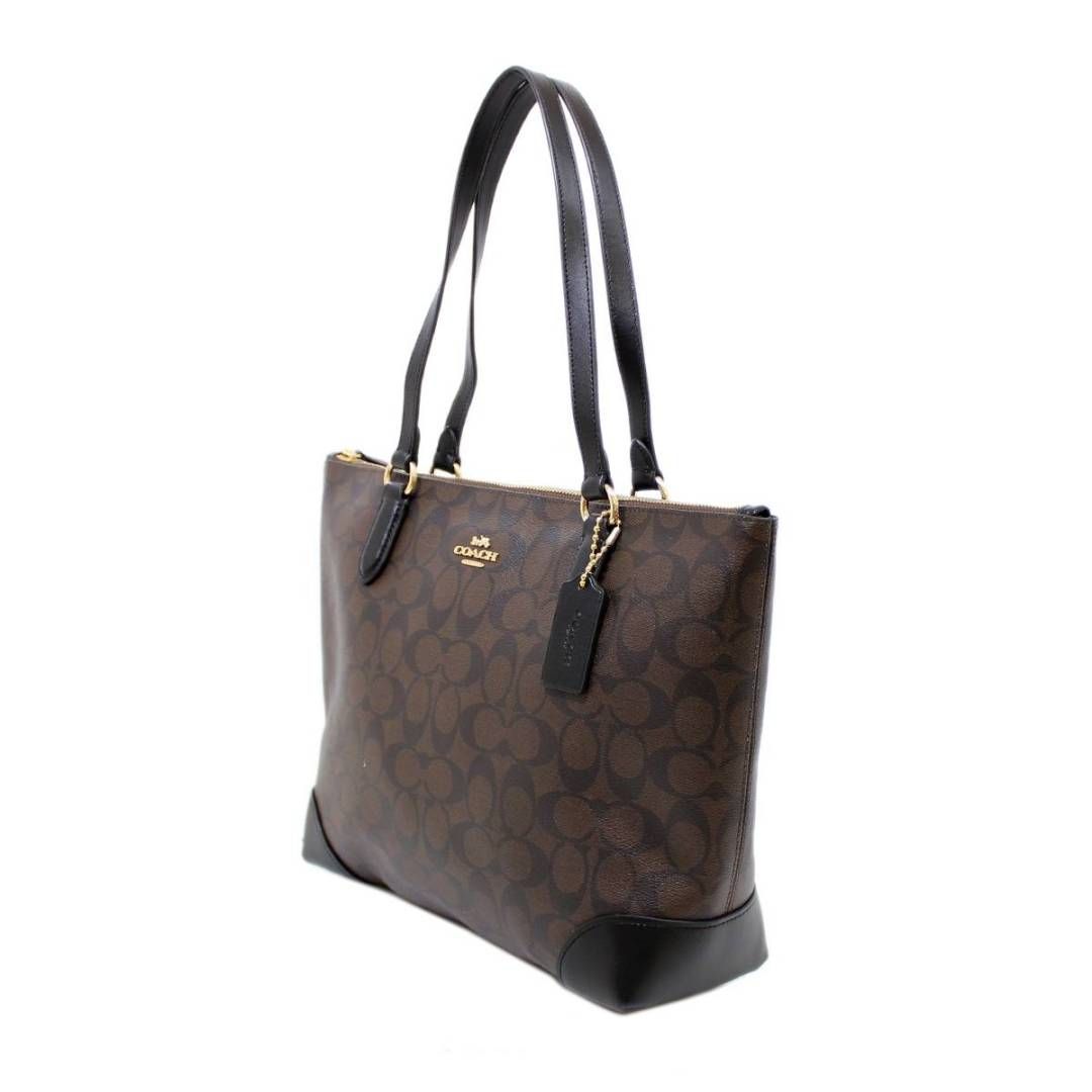 COACH コーチ F29208 ジップ トートバッグ シグネチャー COACH/コーチ シグネチャー ジップトートバッグ ファスナー