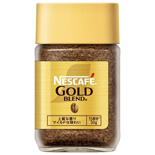 ネスレ日本 ネスカフェ ゴールドブレンド 30g瓶×24個入× 2ケース ｜ 嗜好品 インスタント コーヒー 珈琲 粉末 瓶