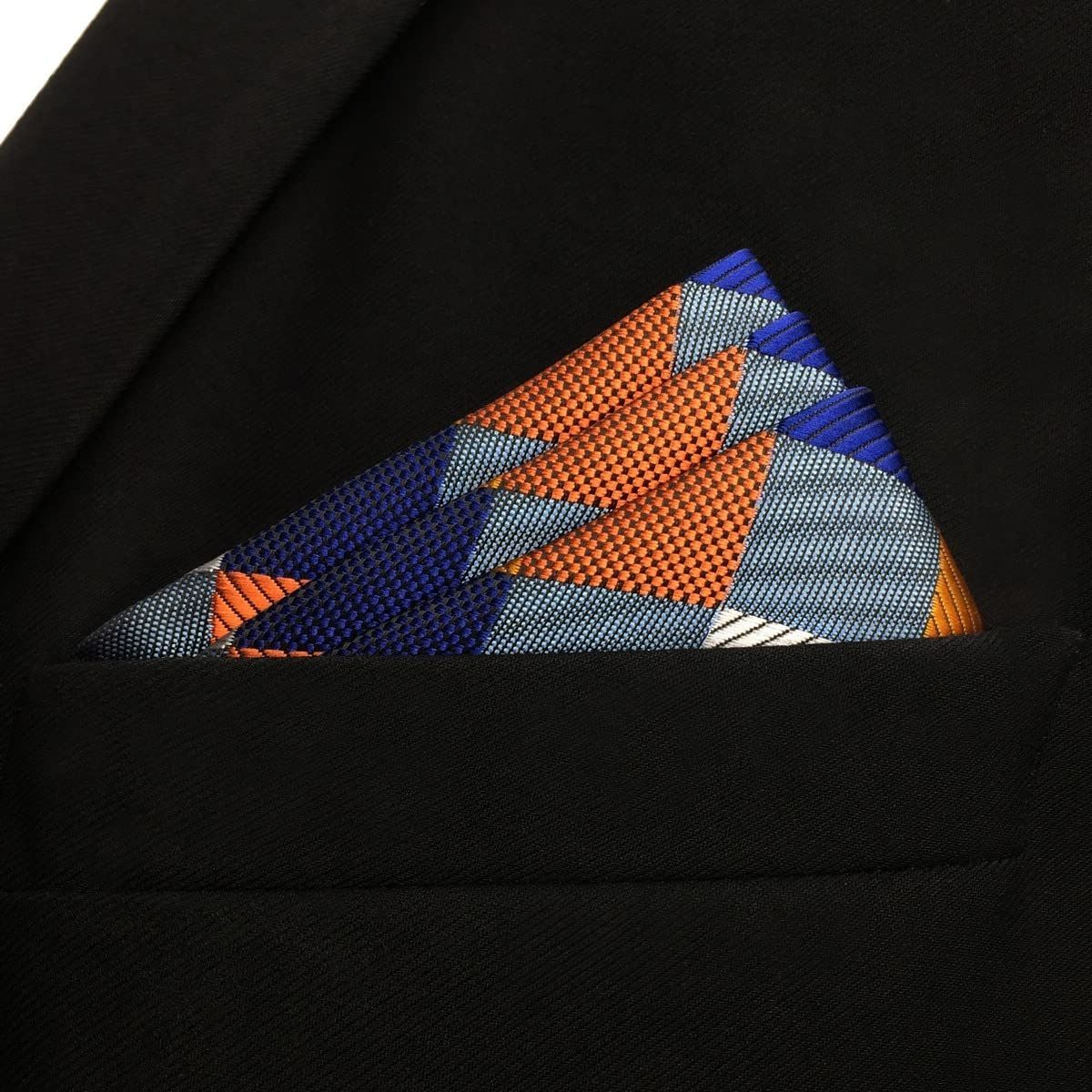 数量 チェック マルチ ポケットチーフ SHLAX-WING メンズ ネクタイ シルク