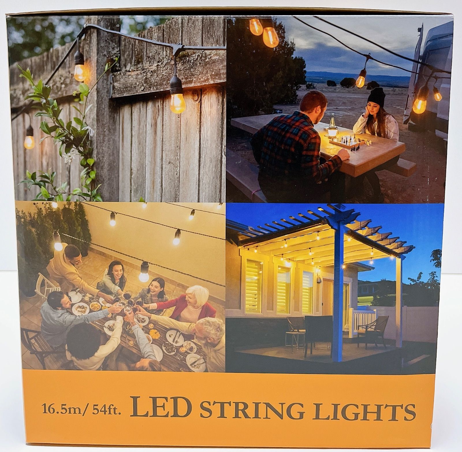 コストコ NEWGALE LED ストリングライト 16.5m 24ソケット 2箱 - メルカリ