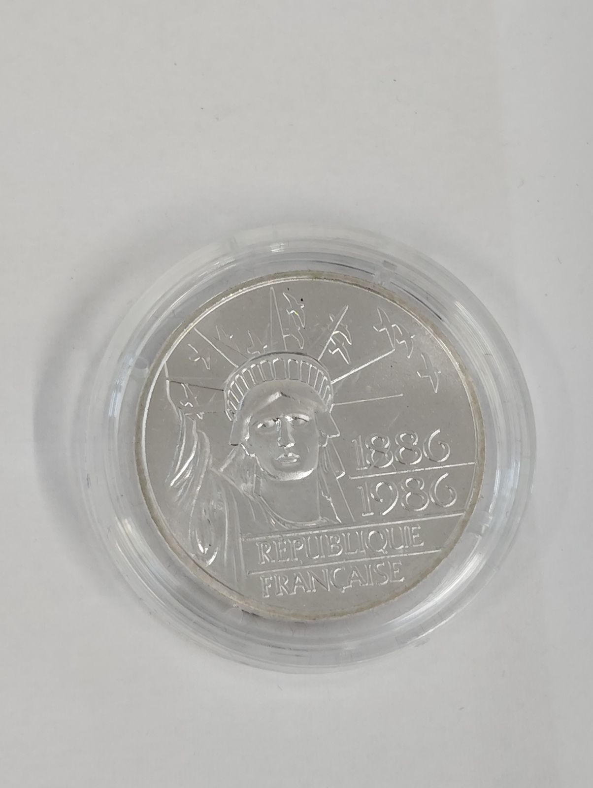 1986年 フランス銀貨 100フラン 自由の女神プルーフ記念硬貨