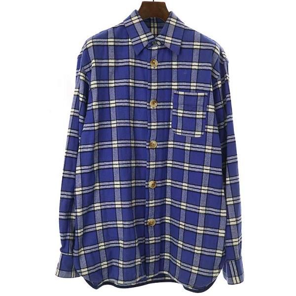 美品】22AW MARNI マルニ クロップドフランネルシャツ マルニ