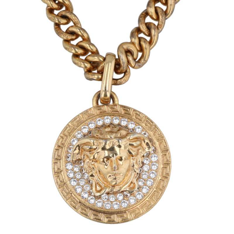 エナメル メドゥーサ ネックレス シルバー | VERSACE JP 人気品
