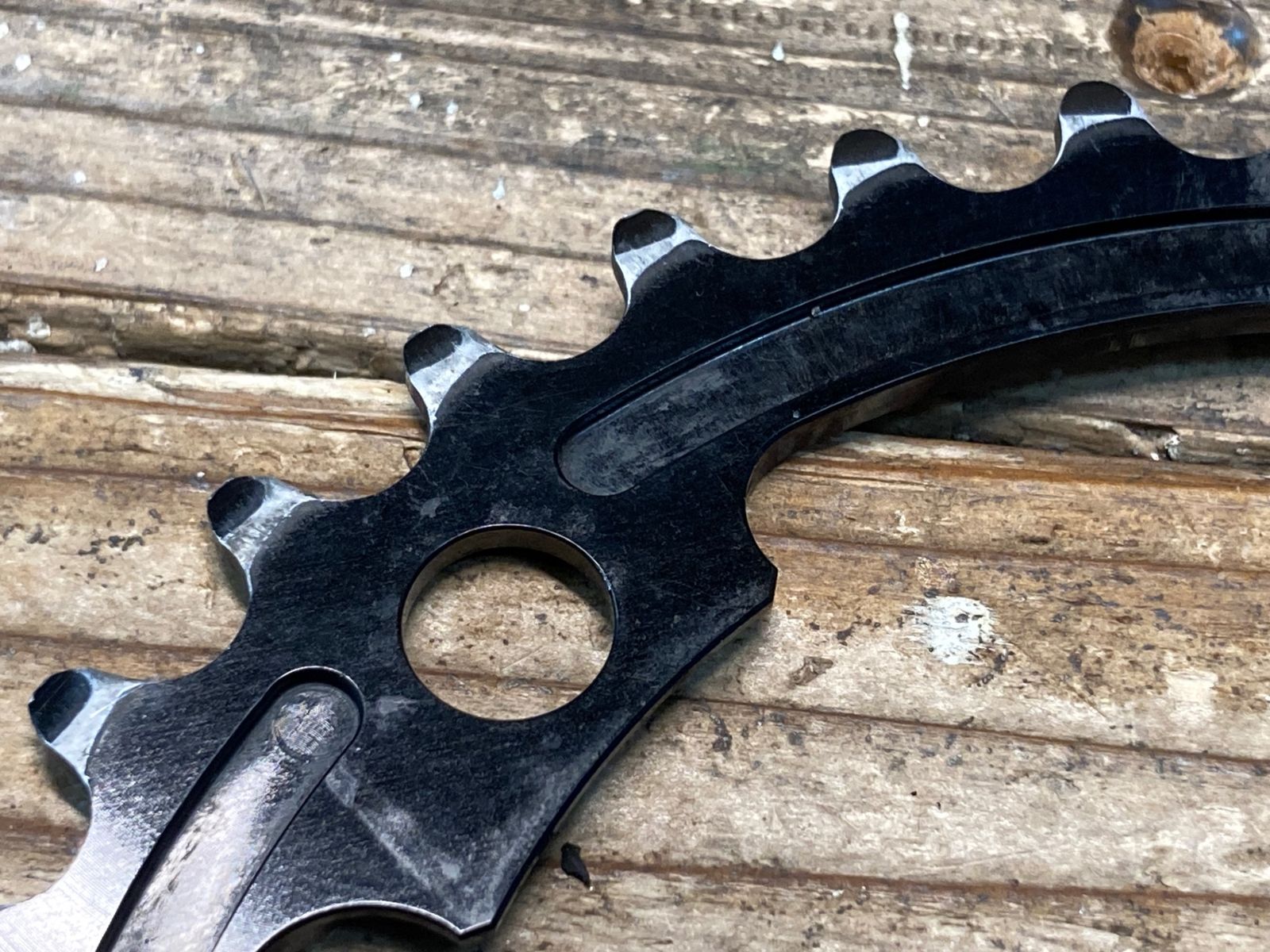 新品】Absolute BLACK 楕円チェーンリング 50T-34T アブソリュート