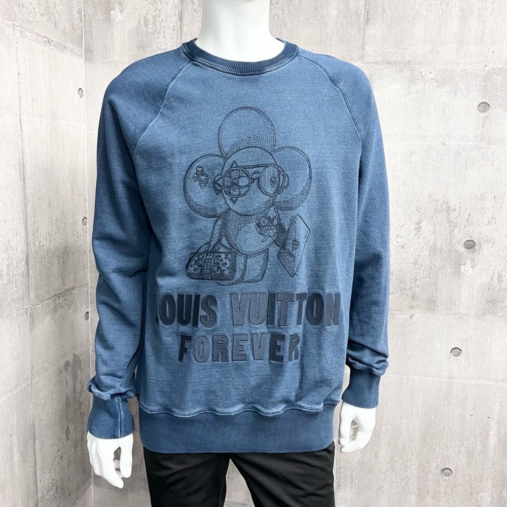 ネイビー【超美品】LOUIS VUITTON　バタフライエンブロイダリースウェット