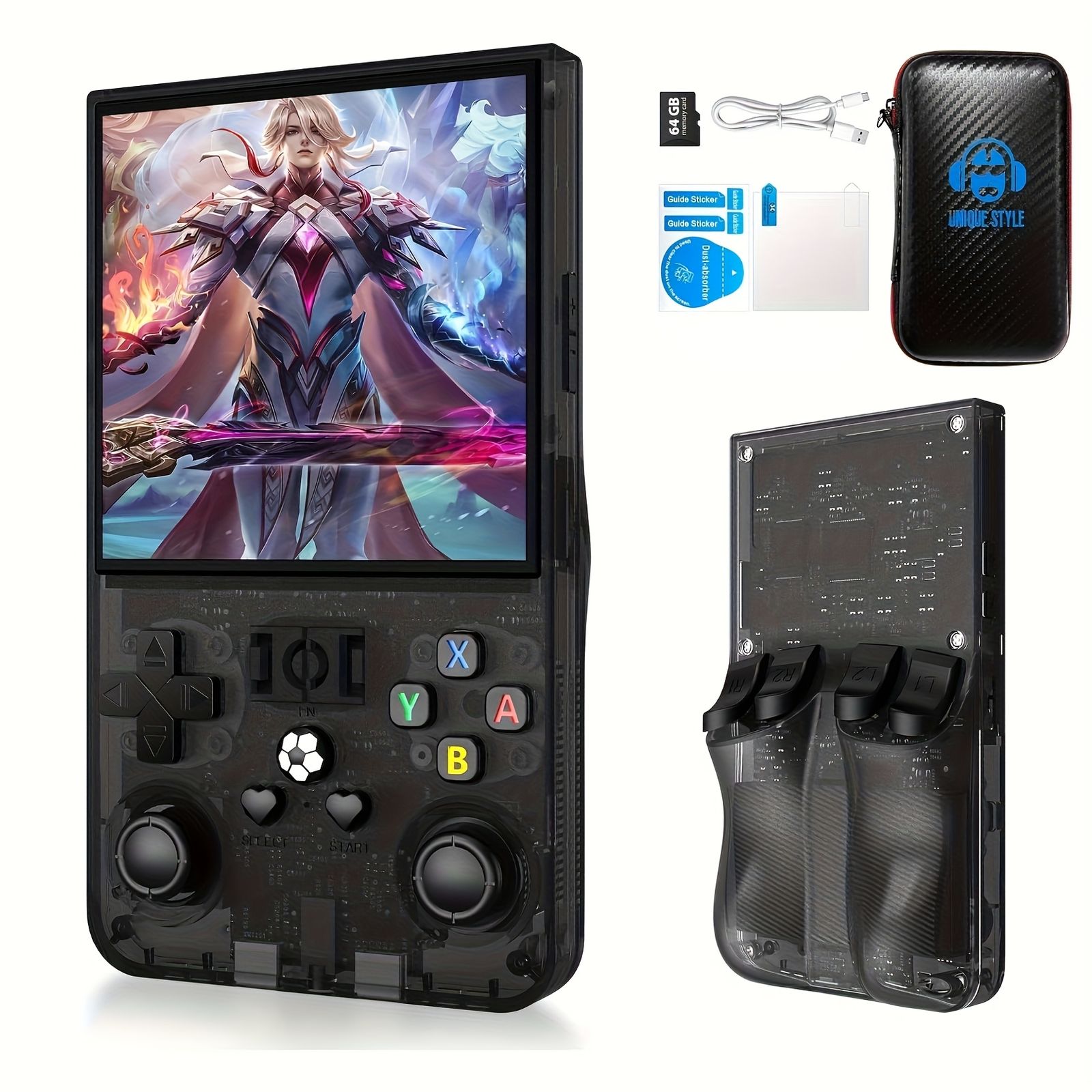 新着商品 2025 新しいアップグレード R36MAX リトロハンドヘルドゲームコンソール ポータブルハンドヘルドオープンソースLinuxシステム 4.0インチ 4K HD IPS スクリーン ビデオプレーヤーZTX