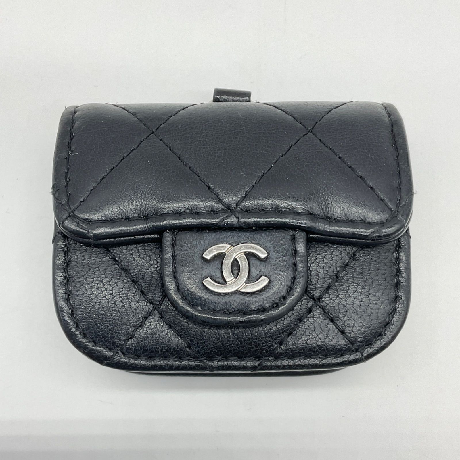 【未使用】CHANEL シャネル キャビアスキン AirPodsケース CHANEL シャネル マトラッセ キャビアスキン AirPodsケース エアポッズ