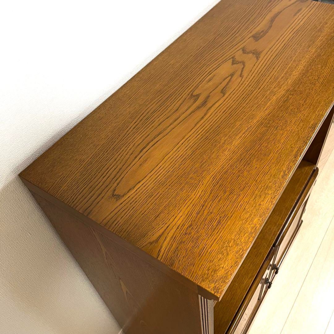 コスガ カントリーシリーズ キャビネット 飾り棚 食器棚 そ87【美品