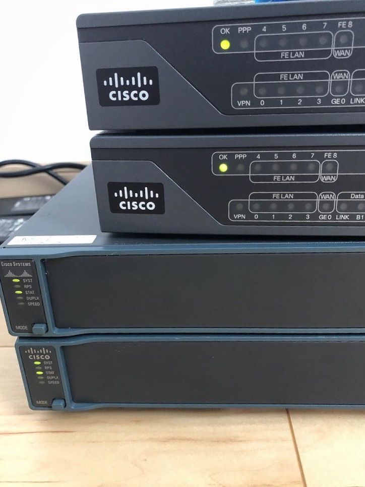 CCNA、CCNP】4台セットCisco892J、Catalyst 2960+letscom.be