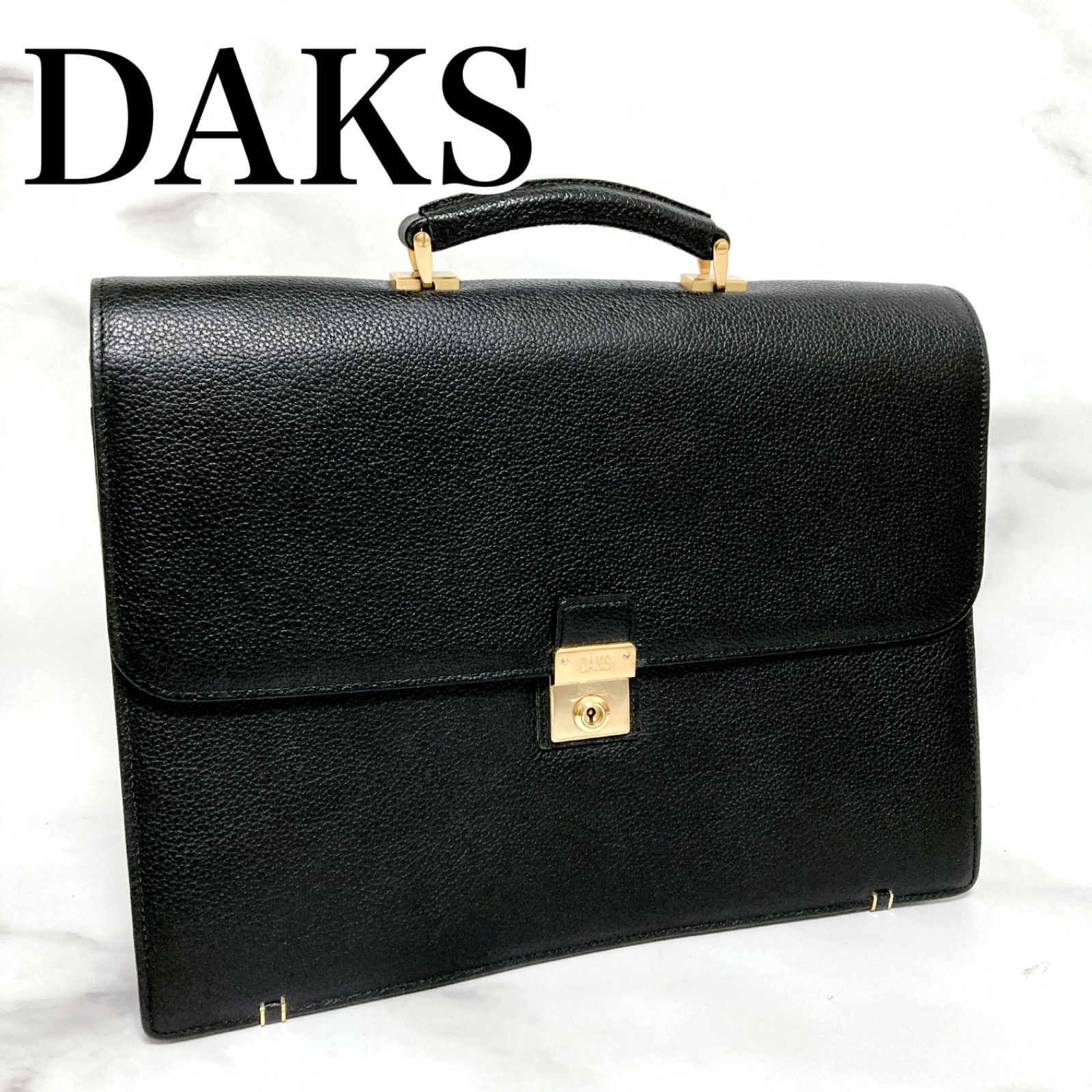 ☆ 【美品】 DAKS ダックス ビジネスバッグ ハンドバッグ ビジネス