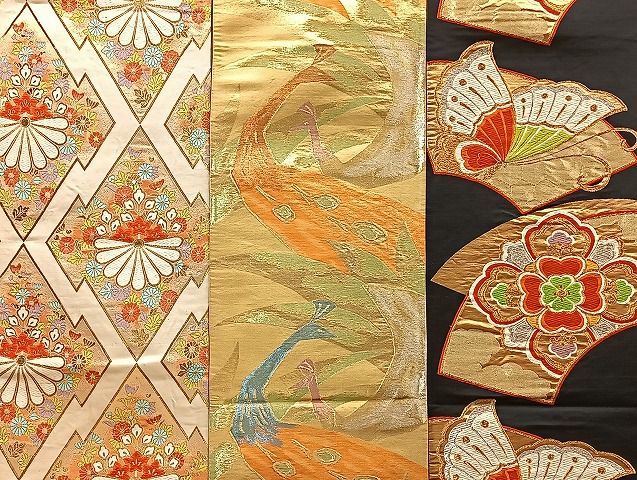 平和屋着物□袋帯 西陣 まとめて100点 鳳凰 鶴 孔雀 向い蝶 更紗 花柄  