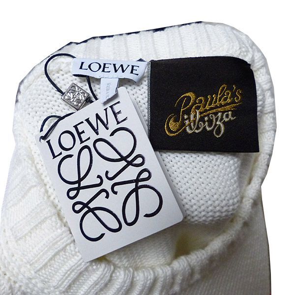 【新品】LOEWE　ボンボン　セーター　ホワイト　XS