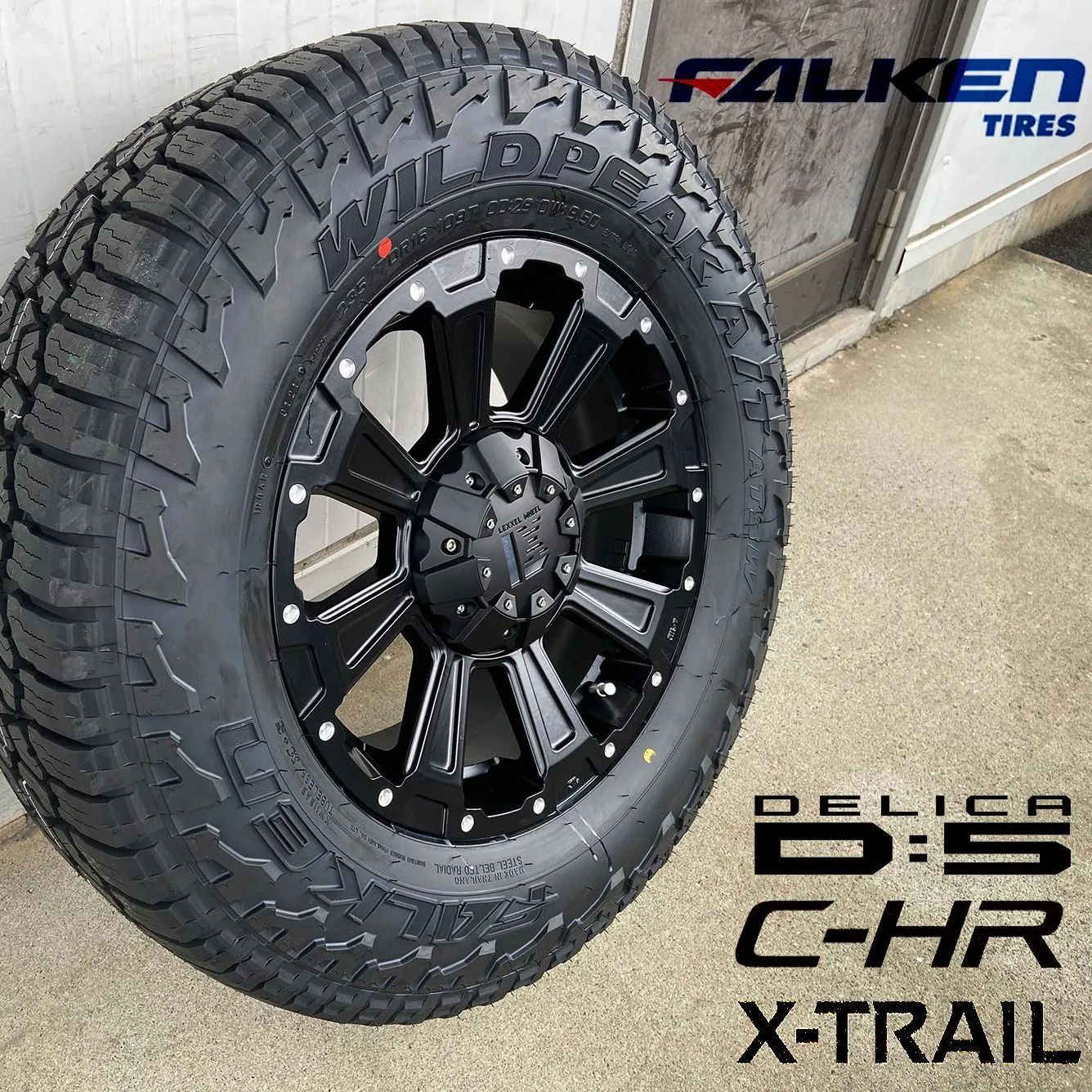 三菱デリカD5　純正　FALKEN 16インチタイヤ オールテレーン 新作!! デリカ デリカD5 デリカD:5 DELICA D:5