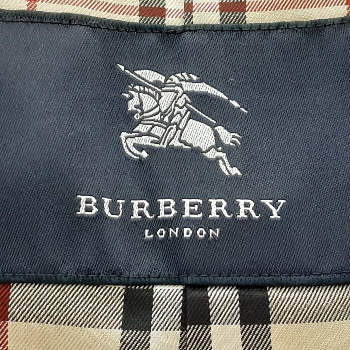 Burberry LONDON(バーバリーロンドン) トレンチコート サイズ11 M レディース - 黒 長袖/春/秋 - メルカリ