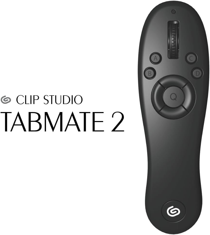 【iPad / iPhone対応】CLIP STUDIO TABMATE 2（クリップスタジオタブメイト2）ワイヤレスの片手入力デバイス どのデバイスでも使えて作業効率向上 絵を描くのがもっとラクに、もっと楽しくなる