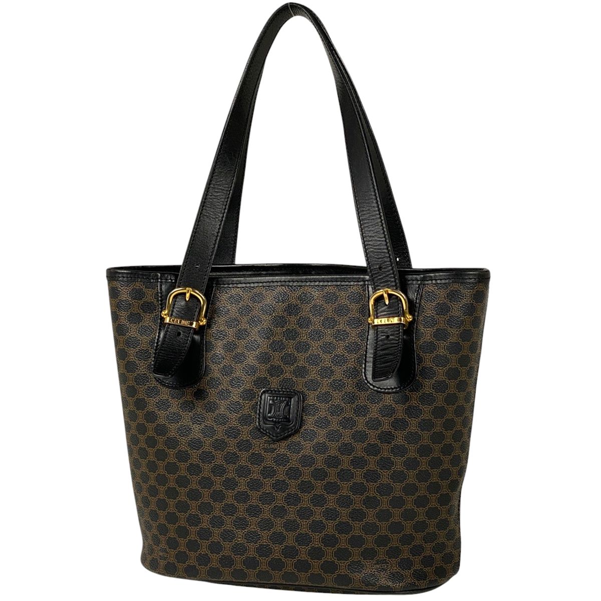セリーヌ CELINE マカダム柄 トートバッグ ハンドバッグ 肩掛け