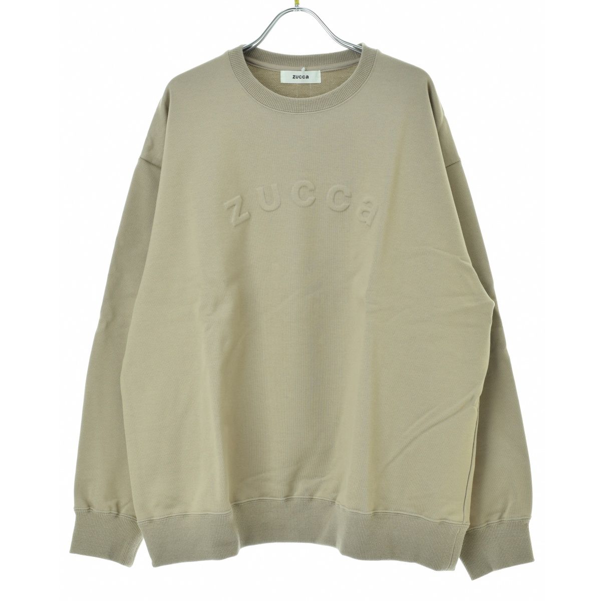 ZUCCA】ZU33JJ982 S エンボスロゴスウェット長袖スウェット