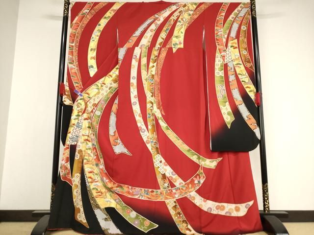 平和屋着物○ブライダルファッションデザイナー・桂由美 振袖 作家物  