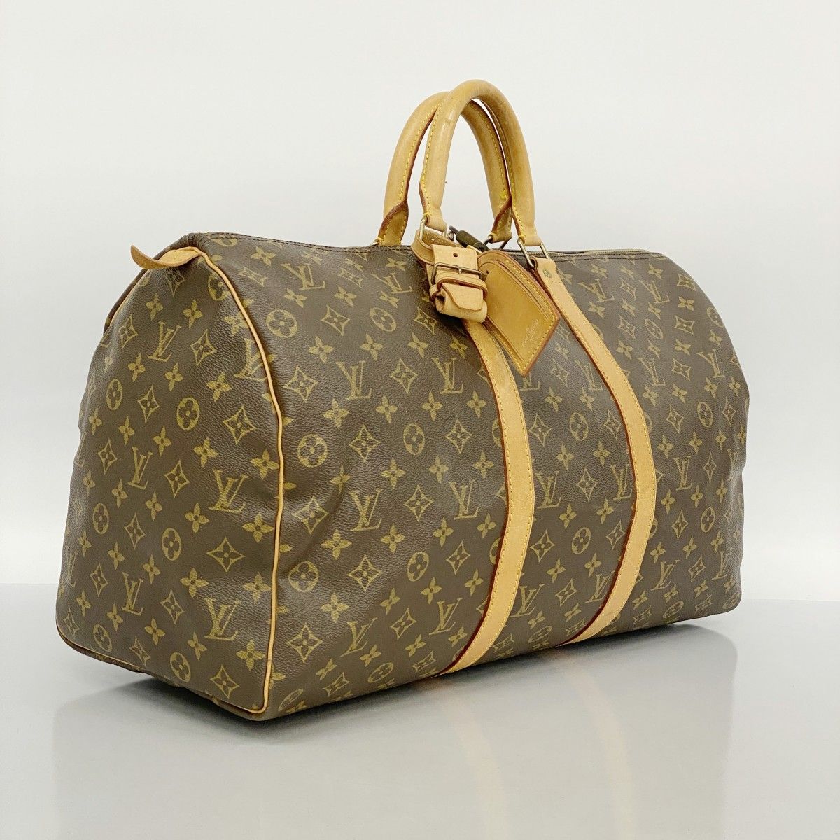 5ge6465】ルイヴィトン ボストンバッグ モノグラム キーポル50 M41426  