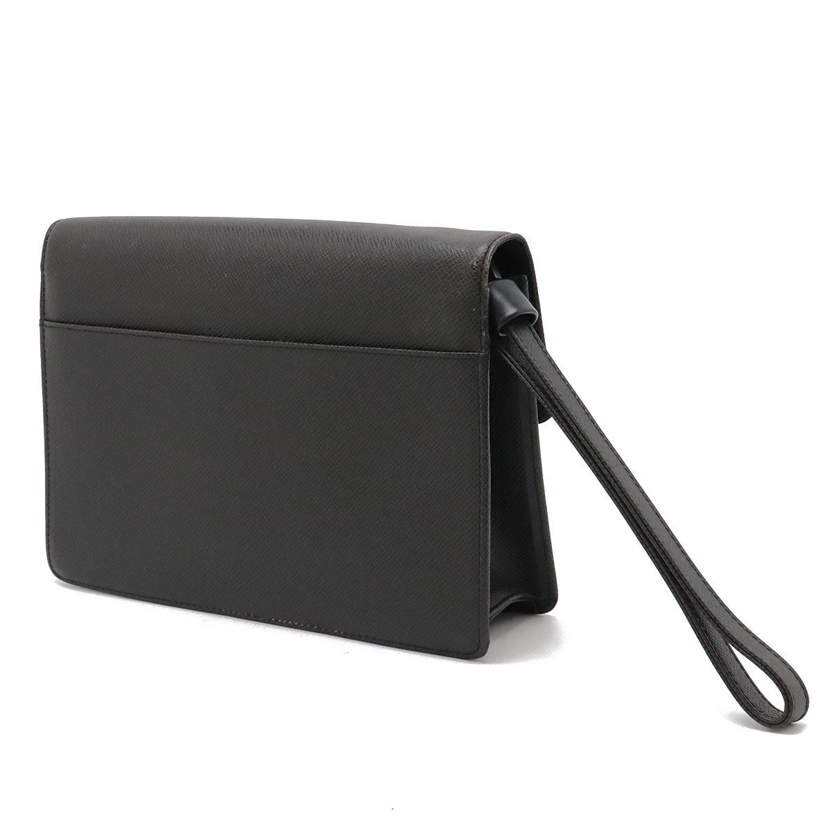 美品✨ルイヴィトン タイガ セレンガ クラッチバッグ LVロゴ レザー ブラック 美品 ルイヴィトン タイガ セレンガ クラッチバッグ セカンド