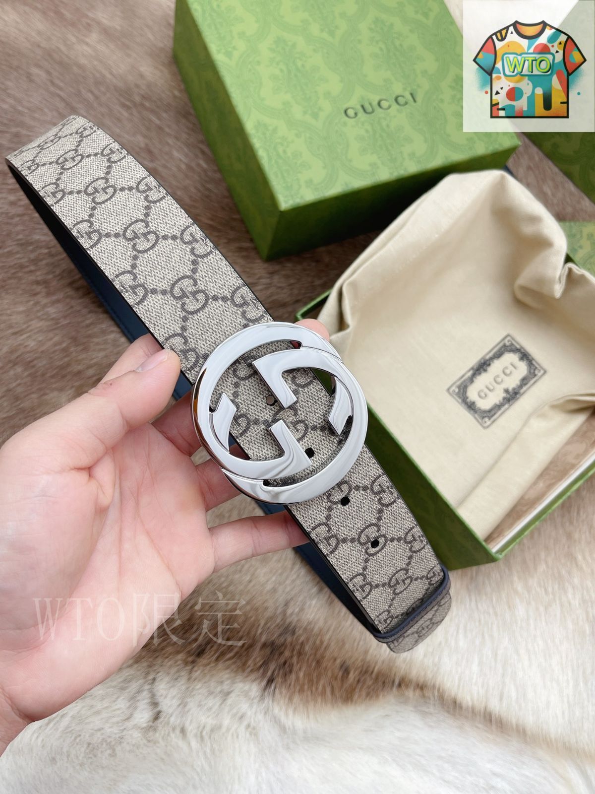 今日特価】Gucci グッチ ダブル G ベルト-2 - メルカリ
