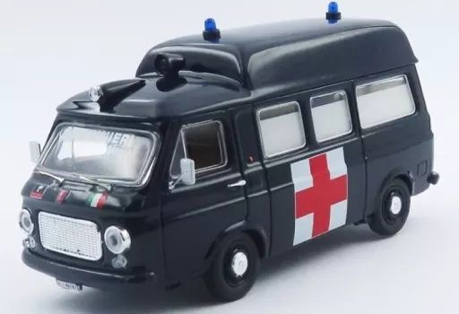 ミニカー　1/43 フィアット 238 軍警察 救急車 1970 Tetto Alto [RIO4698] 中古】ミニカー 1/43 フィアット 238 軍警察 救急車 1970 Tetto