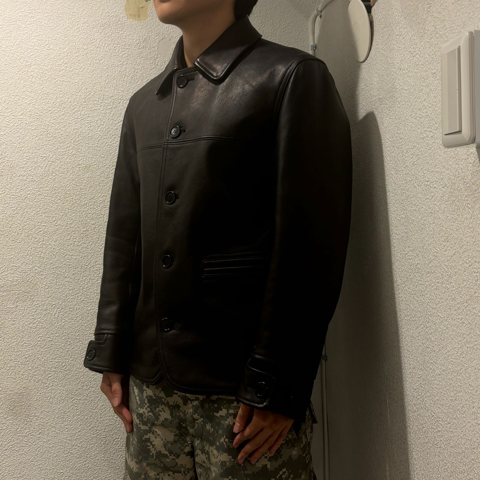TENDERLOIN テンダーロイン T-HIDE レザージャケット SIZE S【表参道 