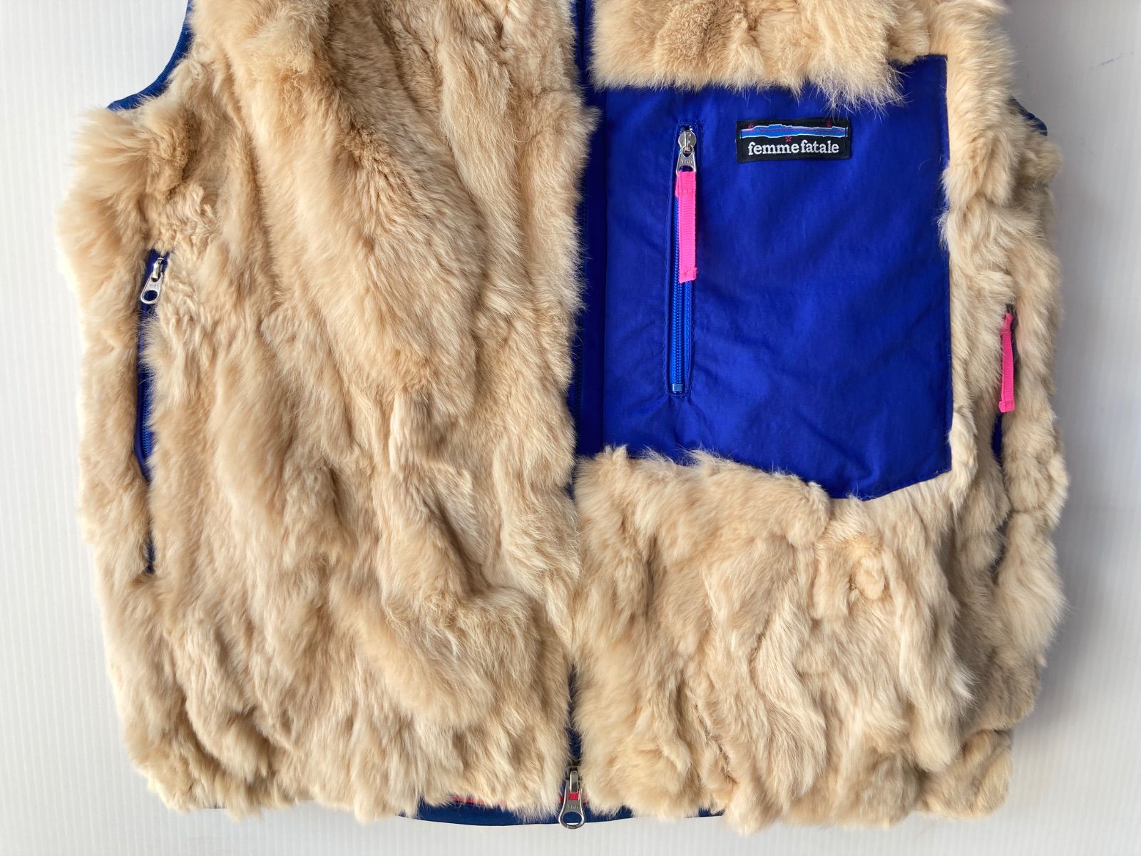 femme fatale ラビットファーベスト F 115-50120 1