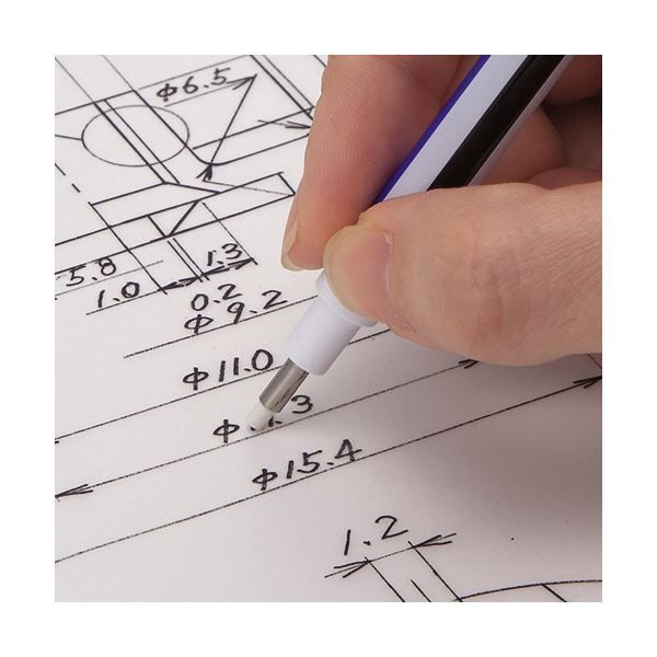 まとめ トンボ鉛筆 ホルダー消しゴム モノゼロ丸型 EH-KUR 1個 ×30セット