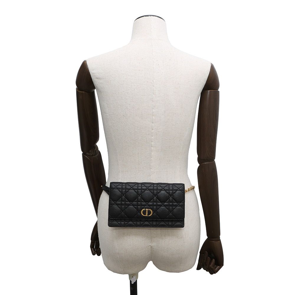 クリスチャン・ディオール チェーンベルトウォレット カロ カナージュ  