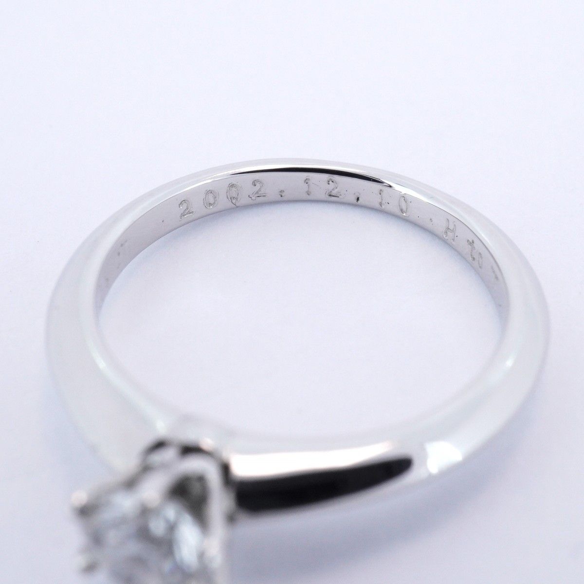 5jdb1087】ティファニー リング ソリティア 1PD Pt950 プラチナ  