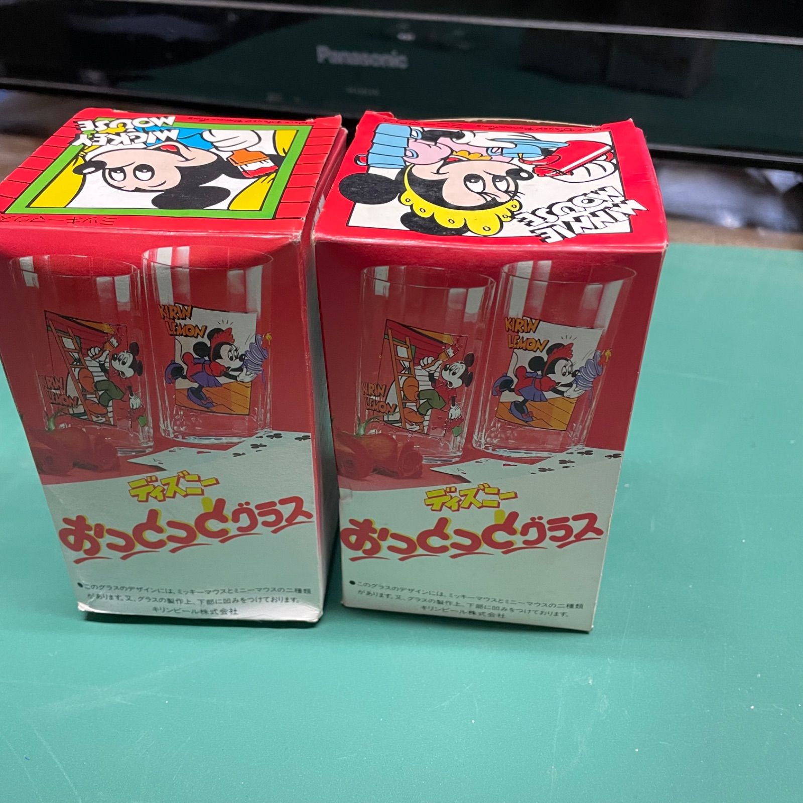 ディズニー おっとっとグラス ミッキー ミニーセット - メルカリ