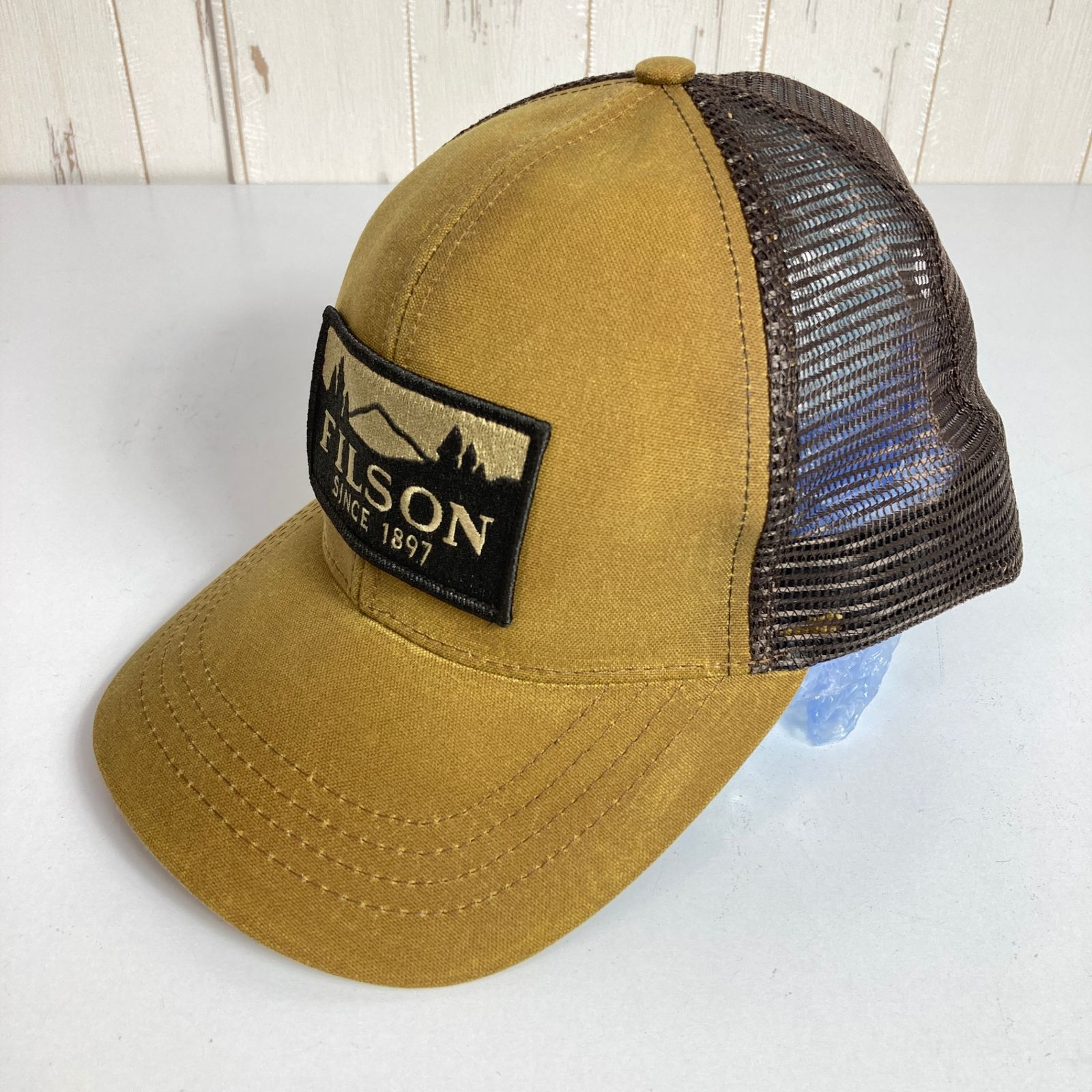 OneSize カーキ系 Filson フィルソン ロガー メッシュ キャップ Logger Mesh Cap Dark Tan コットン ウェア ウェア小物 ヘッドウェア キャップ z00053911 Dark Tan キャッ