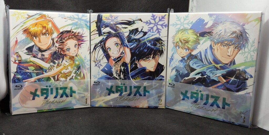 アニメBlu-ray メダリスト 初回生産版 全3巻セット