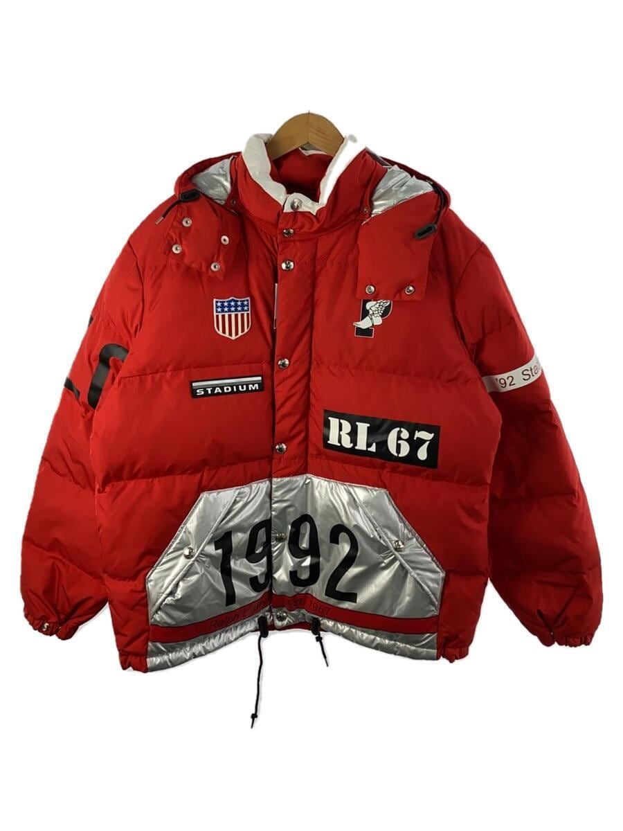 POLO RALPH LAUREN ダウンジャケット L ポリエステル RED 710730196001