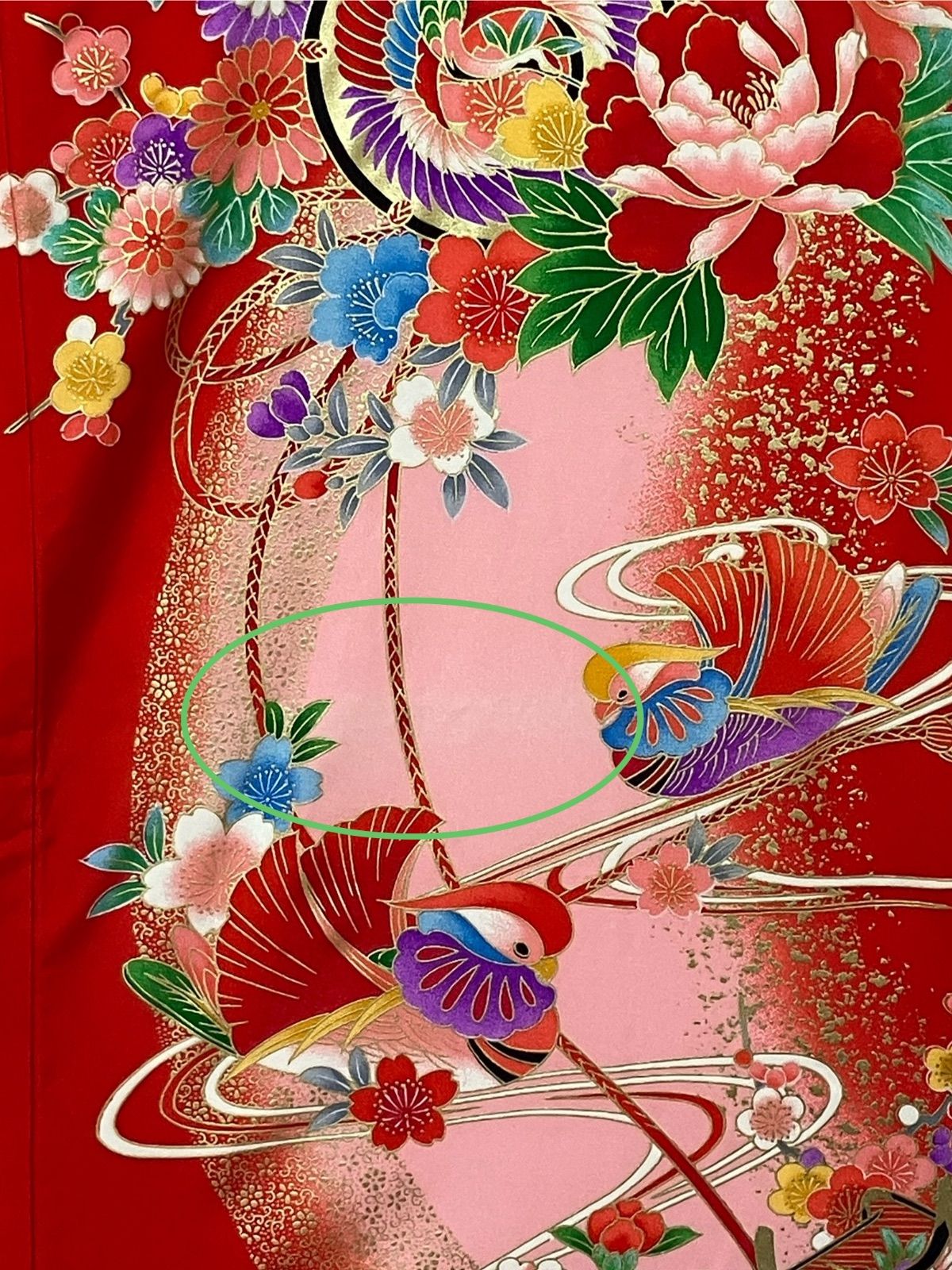 正絹一つ身着物 宮参り着