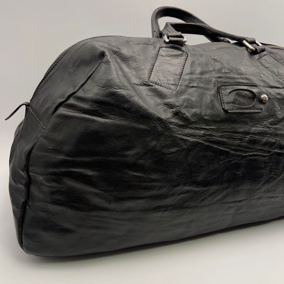 ダニエルアンドボブ レザー ボストンバッグ 大容量 本革 ブラック