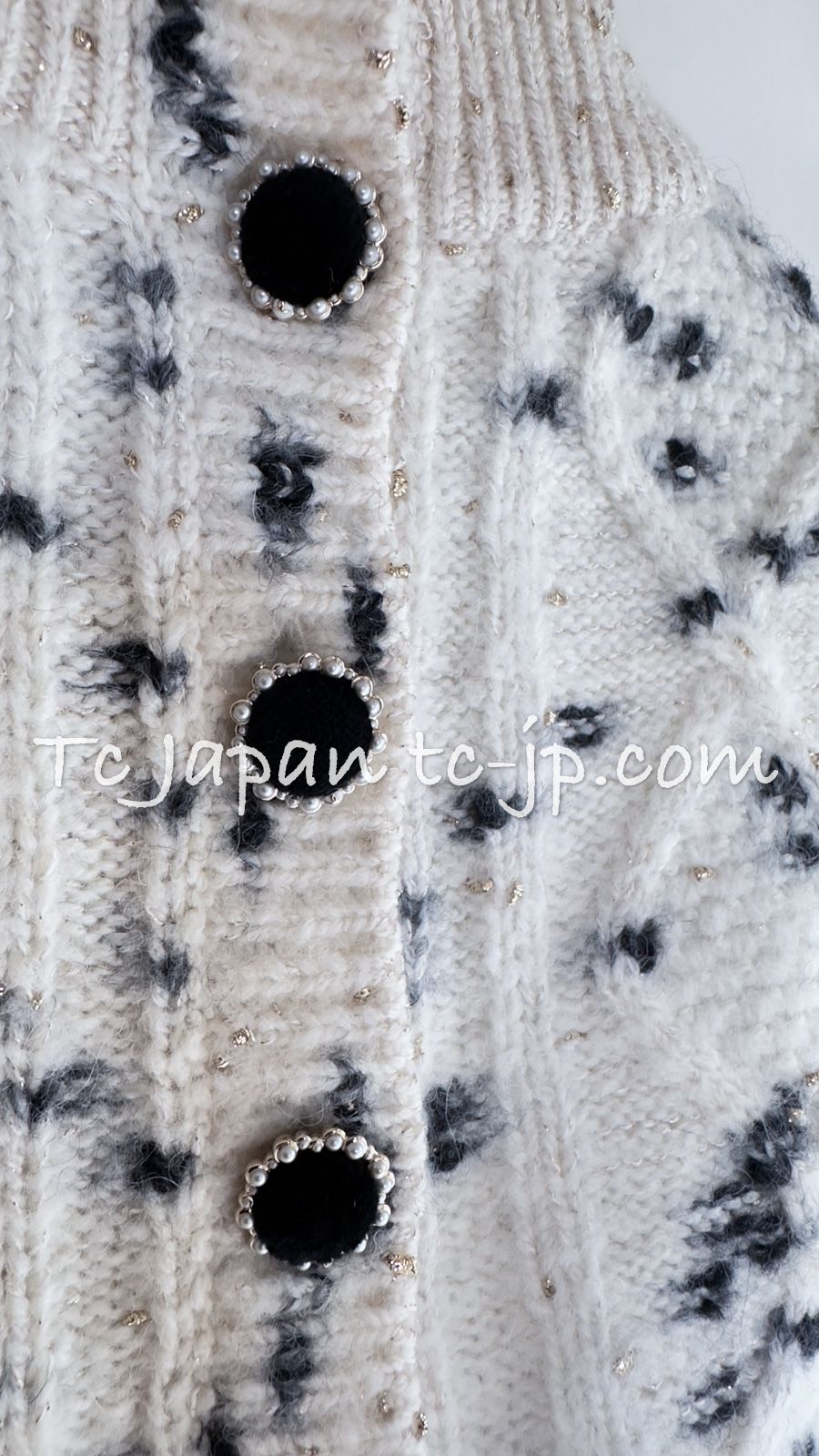 シャネル ベスト セーター CHANEL 21PF 2021 アイボリー カシミア ウール アルパカ ニット トップス 可愛すぎる美人見え 超美品 38 シャネル ベスト セーター CHANEL 21PF 2021 アイボリー
