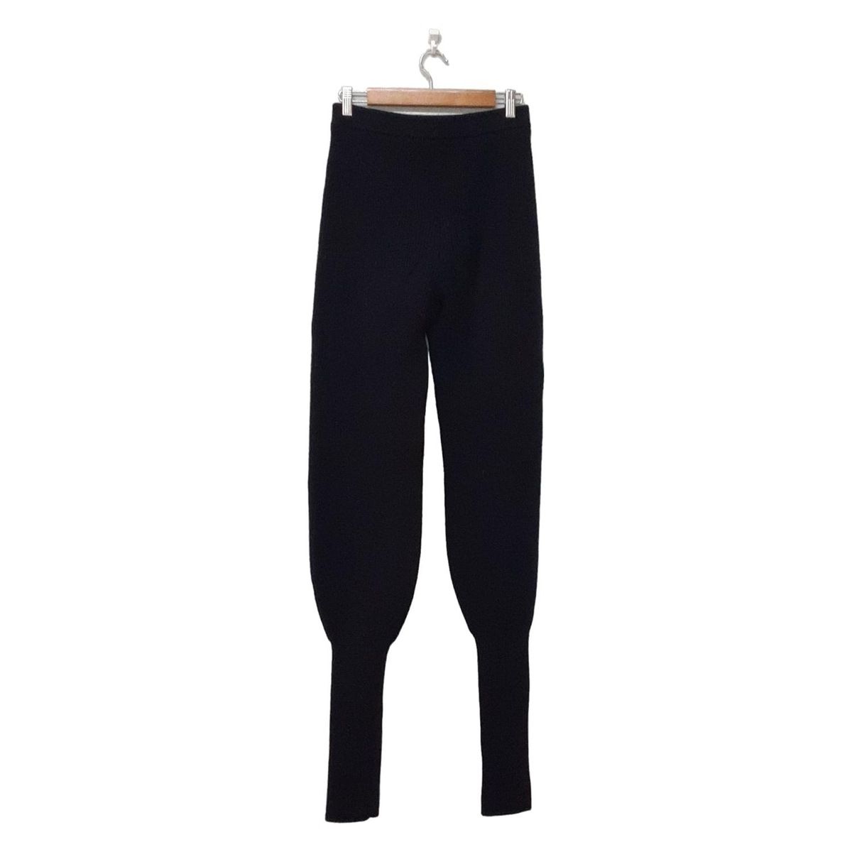 LOEFF ロエフ パンツ レディース - ダークネイビー フルレングス ウエストゴム ニット