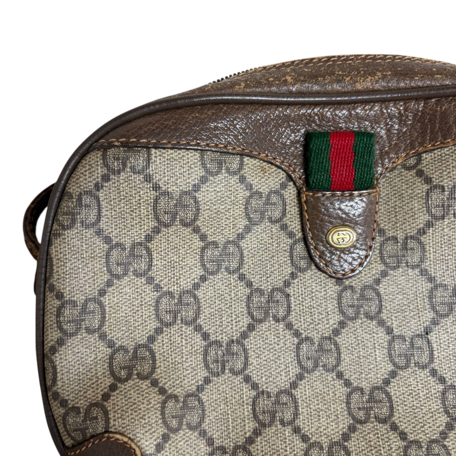 【美品】GUCCI オールドグッチ GG柄 ポーチ ブラウン ヴィンテージ 2025年最新】オールドグッチ ポーチの人気アイテム - メルカリ