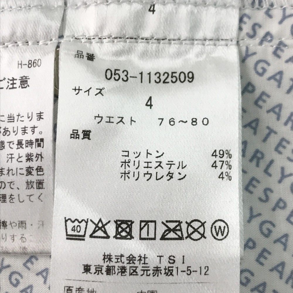 サイズ：4 PEARLY GATES パーリーゲイツ 2021年モデル ストレッチ
